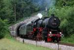 52 7596 mit dem DPE 98248 (Rottweil-Zollhaus-Blumberg) in Grimmelshofen 25.6.11