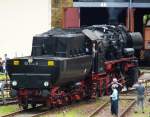 52 8154-8 war mit einem Sonderzug aus Leipzig zu Besuch im Bw Adorf / Vogtland.

14 Mai 2011