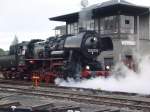 52 8075 beim rangieren in Chemnitz Hilbersdorf