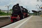 52 7596 beim umrangieren in Heidelberg Hbf am 29.2.2014