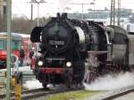 52 8168-8 der BEM (Bayerisches Eisenbahnmuseum) mit Sonderzug  Rund um München ,Munchen Ost 2014-12-13 **** Sehen Sie Bahnvideos an - www.youtube.com/user/cortiferroviariamato/videos **** Hier das Video der BR 52 in München Ost - http://www.youtube.com/watch?v=RxwBrNnU90Y