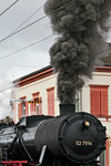 52 7596 im Bahnhof Hausach.Bild vom 28.3.2016