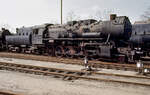 DR-Rekolok 52 8122 am 16.04.1994 in der Dampfloksammlung Falz in Basdorf.