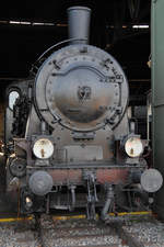 Die Dampflokomotive 4981 Mainz wurde 1913 bei Hanomag gebaut und war Mitte September 2019 im Eisenbahnmuseum Darmstadt-Kranichstein ausgestellt.