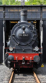 Die Güterzugdampflokomotive 55 3345 wurde 1915 in der Lokomotivfabrik Henschel in Kassel gebaut und im selben Jahr als  Cassel 5159  an die Königlich Preußische Eisenbahn-Verwaltung