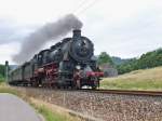 BR 58311 der UEF(Sektion Ettlingen) am vergeneten Morgen des 6. Juli 2008 zwischen Klosterreichenbach und Baiersbronn