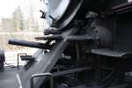 Detailaufnahme des mittleren Zylinders von 58 311 im Bahnhof Schlettau. (14.03.09)