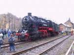 58 311 der Ulmer Eisenbahnfreunde am 29.01.2001 in Stromberg.