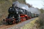 58 311 Bi-Zug von Ulmen nach Gerolstein.
Dampfspektakel 2010 Eifel-Mosel.
Daun 2.4.2010