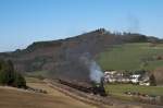 58 311 mit einem Fotogterzug am 6. April 2010 bei Pelm.