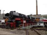 Am 15.09.12 war bei der IG Traditionslok 58 3047 e.V. Glauchau ein Bw Fest. Hier die 58 3047-6 auf der Drehscheibe.