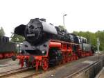 Am 15.09.12 war bei der IG Traditionslok 58 3047 e.V. Glauchau ein Bw Fest. Hier die 58 3047-6 dahinter die 100 126-2