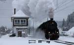 58 311 mit dem DPE ***** (Titisee-Seebrugg) bei der Ausfahrt Titisee 29.12.14