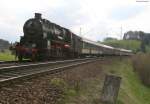 58 311 mit ihrem Lr von Triberg nach Rottweil am km 70,0 4.5.08