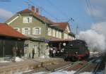 58 311 der UEF beim umsetzen in St.Georgen(Schwarzw) 28.12.08