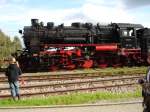 Dampflok BR 58 311 bei den Dampflokfahrten auf der SWEG Strecke Meckesheim-Hüffenhardt am Samstag den 21.10.2006 in Hüffenhardt