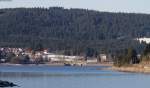 Such den Zug: 58 311 mit dem DPE 90154 (Titisee-Seebrugg) bei Schluchsee 31.12.13