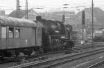 Sonderzug des BFS von Schwerte kommend bei der Einfahrt in den Hagener Bahnhof.
Leider war das Wetter an diesem Tag sehr bescheiden.
Datum: 21.09.2014