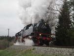 Unter dem Moto Dampfspektakel im Schwäbischen Wald ( Drei Königs Dampf ) boten die Eisenbahnfreunde Zollerbahn eine Sonderfahrt von Tübingen nach Welzheim von Tübingen ging es zu