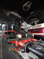 Die Dampflokomotive 64 007 wurde 1928 bei Borsig gebaut und ist Teil der Ausstellung im Mecklenburgischen Eisenbahn- und Technikmuseum Schwerin.