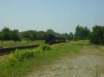 Die Dampflok der Berliner Eisenbahnfreunde am 10.6.2007 auf dem Weg nach Basdorf (Hiedekrautbahn)