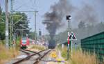 Am 19.07.2015 gab es ein Dampflokevent vom Bayerischen Localbahnverein aus, zwischen Dachau - Altomünster, auf der Ludwig-Thoma-Strecke.