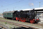 70 083 des Bayer. Localbahnvereins, Pendelzug zum Bw Landshut am Tag der Schiene, 20.09.2025