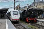 Noch ein Generationentreffen: 70 083 & ICE am 14.05.26 im Augsburger Hbf