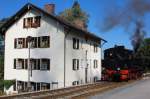 Die einst knigl.-bayr. 70 083 am 31.08.08 beim Umsetzen im Bahnhof Tegernsee