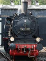 Die 74 1192 im Eisenbahnmuseum Bochum (September 2016)