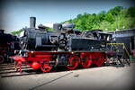 Dampflok BR 74 1192 im Eisenbahnmuseum Bochum-Dahlhausen am 22.05.2022.