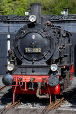 Die Personenzug-Tenderlokomotive 74 1192 wurde 1915 bei der Aktiengesellschaft f�r Lokomotivbau Hohenzollern in D�sseldorf gebaut und war nach der Auslieferung als  Berlin 8470  bei der K�niglich