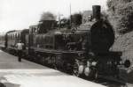 74 1230 im Bahnhof Erfurt-West, um 1987 (sw-Film)