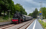 75 1118 mit dem DRC 83799 (�berlingen-Therme - Rottweil) im Bahnhof �berlingen-Therme 4.6.26
