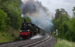 75 1118 mit dem DRC 83799 (�berlingen-Therme - Rottweil) bei Talm�hle 4.6.26