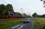 Die 78 468 fuhr am 27.07.2012 mit einem Sonderzug nach Emden, hier in Leer.