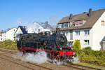 78 468 auf der Bielefelder Rundfahrt nach dem Wassernehmen im Bahnhof Paderborn-Nord (09.10.2021)