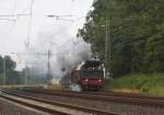 Nach einem Halt in Hasbergen auf Gleis 4 fährt 78468 mit ihrem Oldtimer Personenzug am 21.06.2015 weiter nach Lengerich.