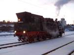 Dreiknigsdampf 2010. Am 31/01/2010 wird die 78 468 wieder in Donaueschingen vorbei fahren.