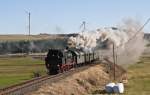 78 468 mit P 310 (Ulmen - Gerolstein) am 6. April 2010 bei Dockweiler.
