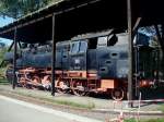 BR 85,  einzig erhaltene Lok dieser Baureihe, nicht betriebsfähig, abgestellt im Bahnbetriebswerk Freiburg/Breisgau,