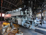 Die Dampflokomotive 86 083 präsentiert sich im Fotoanstrich.