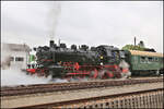 W�hrend der Festwoche des DEV in Bruchhausen - Vilsen war auch die Gastlok 861744 der Pressnitztalbahn mit dabei.