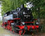 86 1333-3 ausgestellt auf dem Gelände des Dampflokwerks Meiningen anlässlich der XXI. Meininger Dampfloktage. Aufgenommen am 05.09.2015.