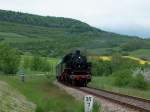 86 333 beim Einsatz auf der Wutachtalbahn am 18. Mai 2002 (25 Jahre Sauschwnzlebahn)