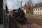 Am 30.04. und 01.05.2015 war Saisoneröffnung im BW Glauchau bei der IG Traditionslok 58 3047 e.V.. Dazu hatte man an den beiden Tagen eine kleine Rundfahrt mit der 86 1333-3 von Glauchau über Zwickau, Werdau, Crimmitschau, Gößnitz zurück über Meerane nach Glauchau durchgeführt.

In Gößnitz angekommen wurde am 30.04.2016 erstmal Kopf gemacht um danach über Meerane wieder zurück nach Glauchau zu fahren.