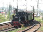 89 6009 pendelte mit zwei Wagen und 102 188-0 zwischen Dresden-HBF und Bw Dresden-Altstadt.28.04.07