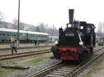 89 6009 beim Schnellzugloktreffen im Bw Nossen Ostern 2007