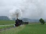 Die T3 Nr. 30,  Chanderli  genannt, am 17. Mai 2007 auf dem Weg zwischen Wollbach und Hammerstein.