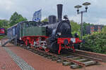 Die preußische T9-Dampflok 7270 wurde 1893 gebaut und steht heute vor dem Starlight-Express-Theater in Bochum.